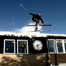 Droppar skoltaket... Foto: Tom-Oliver. &Aring;kare: Jeppe.