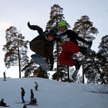 fet bild!. Foto: fot Arn Edvin hellsing. &Aring;kare: Kevin lundell och ludde.
