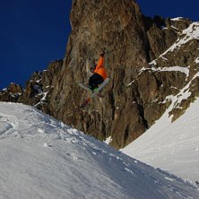 BC-kicker i Flegere . Foto: Tomas Johansson. &Aring;kare: Sebastian Fredriksson.