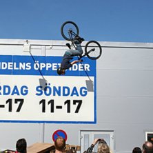 Bilden togs i samband med en uppvisning p&aring; Torp i. Foto: Dennis Jarsumbek. &Aring;kare: Felix Beckeman.