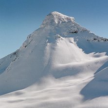 This peak is the place to be this winter. A lot of. Foto: Olav Solberg.