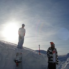 Philip &amp;amp; Chess bygger kick. Foto: G&ouml;ran Eriksson.