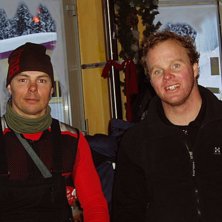 Lite sk&ouml;n solbr&auml;nna och v&auml;lf&ouml;rj&auml;nt dryck efte. Foto: Kicki &Aring;berg. &Aring;kare: Peder Lundberg och Thomas Bellander.