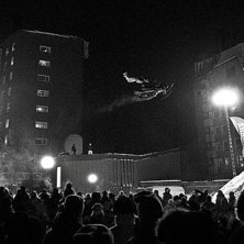 Sn&ouml;festival i Kiruna. Skoter&aring;kare hoppar h&ouml;&ouml;&ouml;. Foto: Johan Ylitalo. &Aring;kare: Ok&auml;nd.