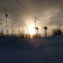 F&ouml;rsta snowboard dagen f&ouml;r sesongen =D. Foto: Daniel Hultman Araya.