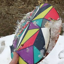 Arkebusering av en snowboard.
Vapen: AK47, AR5, .. Foto: Anders.