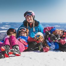 Skidskolan p&aring; toppen.