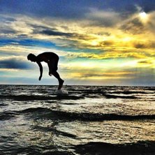 Sk&ouml;n bild innan vi &aring;kte hem eften en heldag med . Foto: Pontus Lindholm.