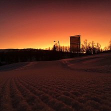 Vi er klar for kveldskj&oslash;ring :) 
Sola har g&aring;tt n.