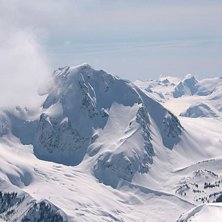 Fissile Peak fotograferad fr&aring;n toppen av Decker p. Foto: David Clemensson.