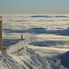 Funkis-toppstuga. Funkis-r&auml;nnor.. Foto: Magnus Johnsson. &Aring;kare: Jag igen.