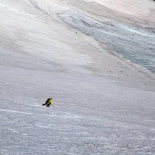Storsola glaci&auml;ren i slutet av september d&aring; bjud. Foto: Mattias Skantz.