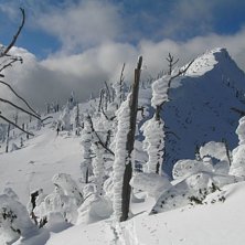 Topptur n&auml;ra Red Mountain. Sista 100 h&ouml;jdmetrarn. Foto: Johan Olofsson.