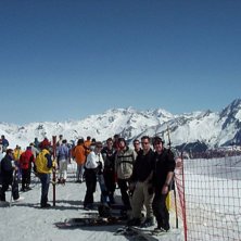 G&auml;nget som &aring;kte till Val Thorens, men hamnade i . Foto: Gerry Pettersson.