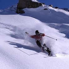 Lite kul sv&auml;ngar med mina pistskidor.
. Foto: Magnus Olsson. &Aring;kare: Joakim Wiberg.