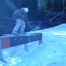 rail session i backen. Foto: Daniel mattiasson. &Aring;kare: jag.