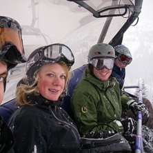 Liften upp till puder&aring;ken.