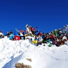 Ny&aring;rs Frukost i St Anton.
