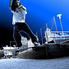 en bs noseslide som min kompis har gjort om helt e. Foto: David Husberg. &Aring;kare: Oscar Olson.