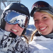 Jag och lotti p&aring; v&auml;g upp i 6:an mot en h&auml;rlig d. Foto: Jenny Lidin. &Aring;kare: Jenny och Lotti.