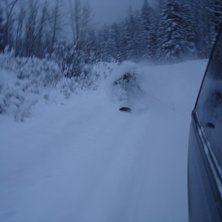 Foto: Tolkning bakom bilen i forsta snon!. &Aring;kare: Brent.