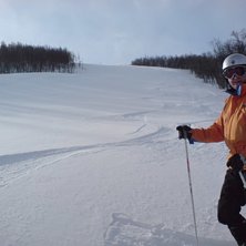 I denna pisten hade ingen &aring;kt. Inte ens pistmaski. Foto: Gert Anderzen. &Aring;kare: Gunnar Bergstr&ouml;m.