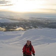Ja, en underbar topptur p&aring; Skutan i b&ouml;rjan av no. Foto: Fredrik Falkman. &Aring;kare: Sara R&ouml;nnberg.