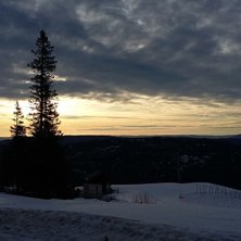 God morgen fra Norefjell
Det ser ut til &aring; bli nok.