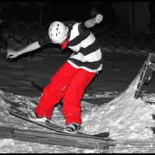 Fett med najs med sn&ouml; p&aring; p&aring;sklovet! :D. Foto: Joakim Croy. &Aring;kare: Rickard Croy.
