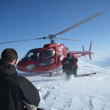 Helilyft i Abiskoalperna.. Foto: Mountain Man. &Aring;kare: Ace DG.