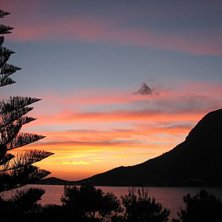 Efter en dejlig klatredag p&aring; Kalymnos. Foto: Camilla.