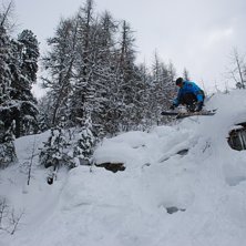 Litet drop i skogen. Foto: Martin Vikstr&ouml;m. &Aring;kare: Adam Jonsson.