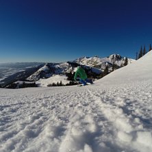 Took the first &amp;quot;patrol tram&amp;quot; up . Foto: Go pro. &Aring;kare: Alexander Nyl&eacute;n.
