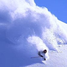 ox&aring; en av de b&auml;ttre puderdagarna 05/06. Foto: G&ouml;ran Assner. &Aring;kare: Jag.
