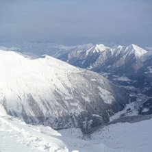 Godk&auml;nd utsikt fr&aring;n toppen av Sportgastain p&aring; v. Foto: Daniel Berglund.