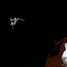Bilden tagen under Stockholm Big Air t&auml;vlingen i . Foto: Staffan Sk&auml;llen&auml;s.