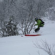 En sn&ouml;ig dag i svenska fj&auml;llen... Foto: Niklas Holmqvist. &Aring;kare: Patrik Holmqvist.