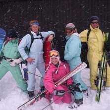 Skilehrer 2005/2006. Foto: Ann-Kristin. &Aring;kare: Fabi, Katha, Flooo, Philler, Georg.