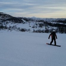 Beitost&oslash;len skiheiser 
Vakker morgen stemning p&aring;.
