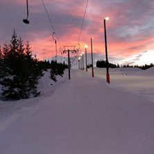Rosa morgen :D
Sola skal titte frem i dag, sn&oslash;en .