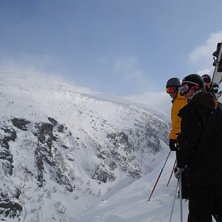 En sk&ouml;n dag med grabbarna p&aring; fj&auml;llet. Foto: Fredrik Nordqvist. &Aring;kare: Andr&eacute;as blom, Petter Lennartsson, Johan Ramberg.