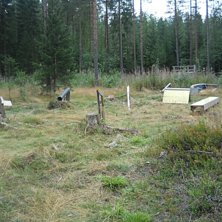 Min backyard snowpark som jag byggt!=). Foto: Jag.