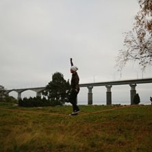Slackline. Foto: Lars Odeblad Helseth.