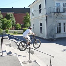 grymmt sk&ouml;n trappa bara 10 steg men fett sk&ouml;n. Foto: fredrik persson. &Aring;kare: calle t&ouml;rnqvist.