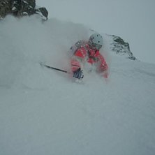 Ett grymt &aring;k efter ca 2 timmars hajk med ca 1 met. Foto: Lars Wernerson. &Aring;kare: Emil Kullberg.