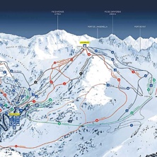 Pistkarta Vallnord - Arcalís (Ordino)