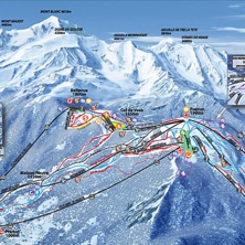 Pistkarta Les Houches