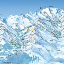 Pistkarta Les 3 Vallées