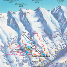 Pistkarta Diemtigtal - Springenboden