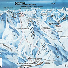 Pistkarta Super Saint-Bernard